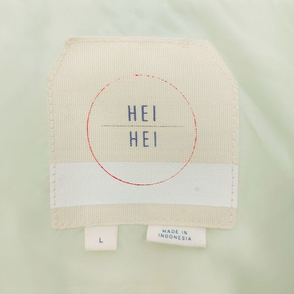 Anthropologie Hei Hei Bomber Jacket Womens Large Mint Full Zip Softshell Outdoor - Picture 10 of 12